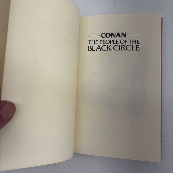 The People of the Black Circle by Robert E. Howard 1977 HCDJ First Print 1st - Picture 5 of 15